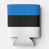 Estnische Flagge Dosenkühler (Rückseite)