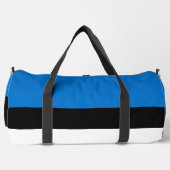 Estnische Flagge Duffle Bag (Vorderseite)
