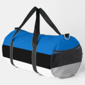 Estnische Flagge Duffle Bag (Rechte Ecke)