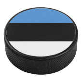 Estnische Flagge Eishockey Puck (3/4)