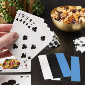 (Estnische) Flagge Estlands Spielkarten (In Situ)