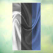 Estnische Flagge Fensteraufkleber (Blatt 3)
