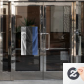Estnische Flagge Fensteraufkleber (Büro Tür)