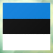Estnische Flagge Fensteraufkleber (Blatt 3)