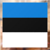 Estnische Flagge Fensteraufkleber (Blatt 2)