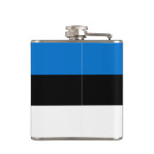 Estnische Flagge Flachmann (Rückseite)