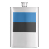 Estnische Flagge Flachmann (Vorderseite)