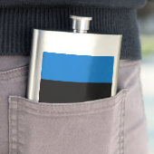 Estnische Flagge Flachmann (Beispiel)