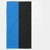 Estnische Flagge Fleecedecke (Vorderseite)