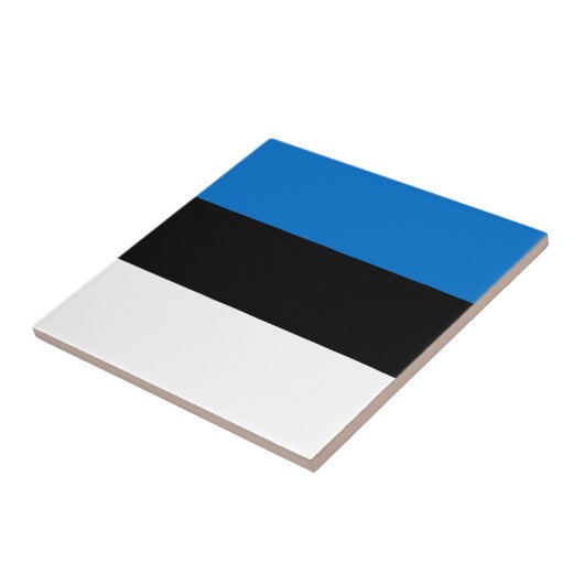 Estnische Flagge Fliese (Seite)
