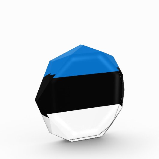 Estnische Flagge Fotoblock (Links)