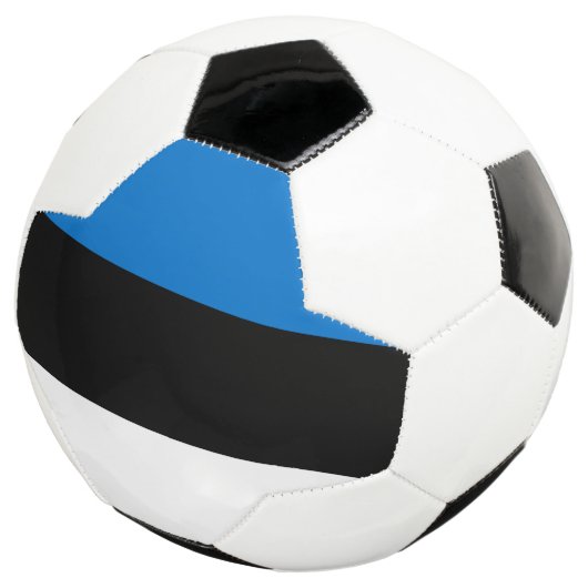 Estnische Flagge Fußball (Dreiviertel)