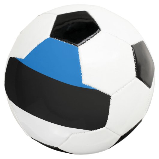 Estnische Flagge Fußball (Dreiviertel)
