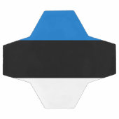 Estnische Flagge Fußball (Flach)