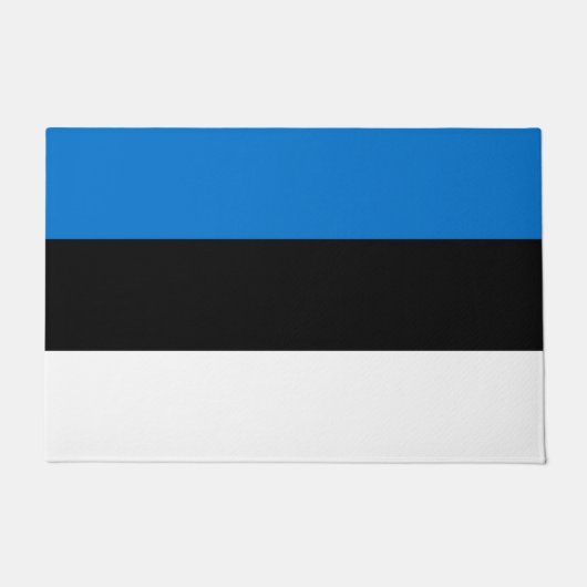 Estnische Flagge Fußmatte (Vorderseite)