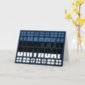 Estnische Flagge Geburtskarte Karte (Gelbe Blume)