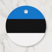 Estnische Flagge Geschenkanhänger (Rückseite)