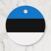 Estnische Flagge Geschenkanhänger (Vorderseite)