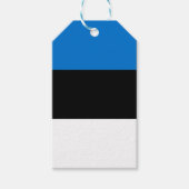 Estnische Flagge Geschenkanhänger (Vorderseite)