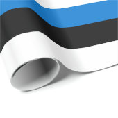 Estnische Flagge Geschenkpapier (Rolleneckpunkt)