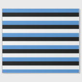 Estnische Flagge Geschenkpapier (Flach)