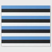 Estnische Flagge Geschenkpapier (Flach)