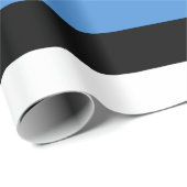 Estnische Flagge Geschenkpapier (Rolleneckpunkt)