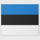 Estnische Flagge Geschenkpapier (Flach)