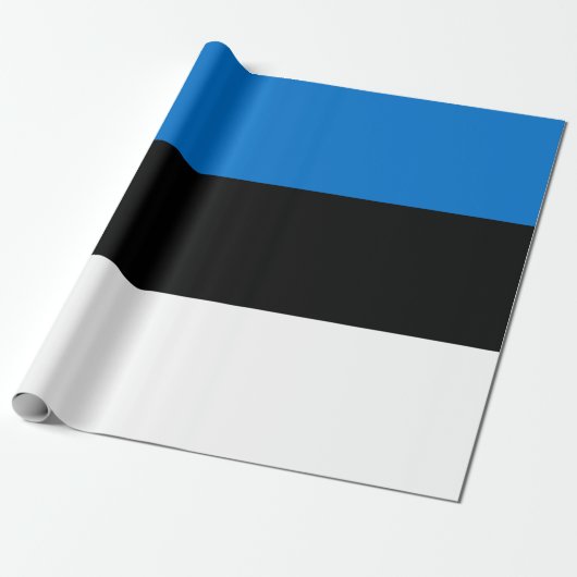 Estnische Flagge Geschenkpapier (Ungerollt)