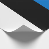Estnische Flagge Geschenkpapier (Ecke)