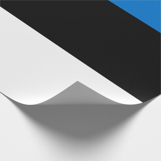 Estnische Flagge Geschenkpapier (Ecke)