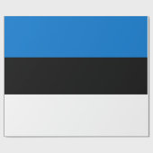 Estnische Flagge Geschenkpapier (Flach)