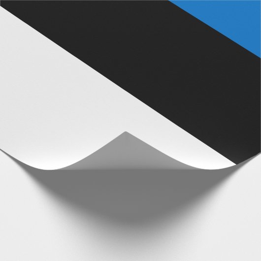 Estnische Flagge Geschenkpapier (Ecke)