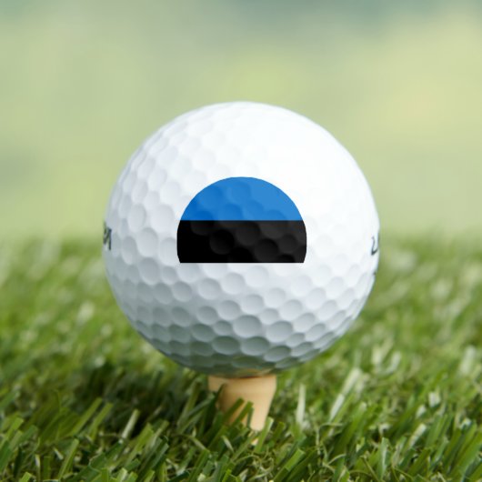 Estnische Flagge Golfball (Insitu T-Shirt)
