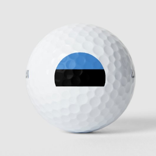 Estnische Flagge Golfball (Vorderseite)