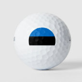 Estnische Flagge Golfball (Vorderseite)