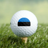 Estnische Flagge Golfball (Insitu T-Shirt)