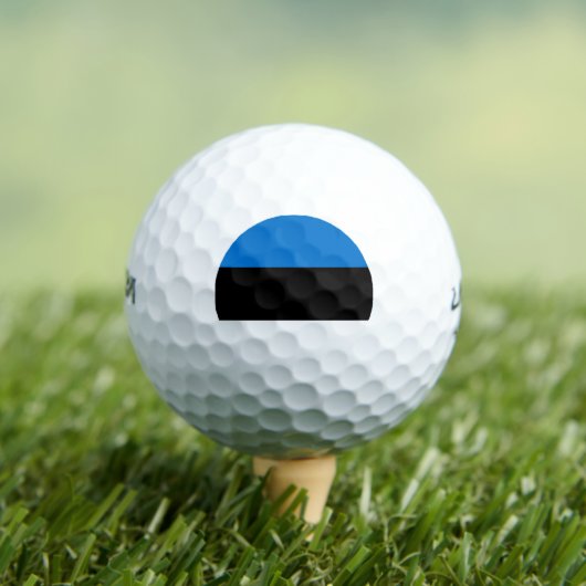 Estnische Flagge Golfball (Insitu T-Shirt)