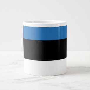 Estnische Flagge Jumbo-Tasse