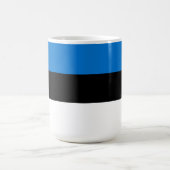 Estnische Flagge Kaffeetasse (Mittel)