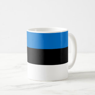 Estnische Flagge Kaffeetasse