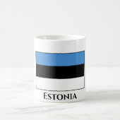 Estnische Flagge Kaffeetasse (Mittel)