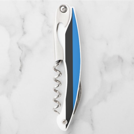 Estnische Flagge Kellnermesser (Vorderseite)