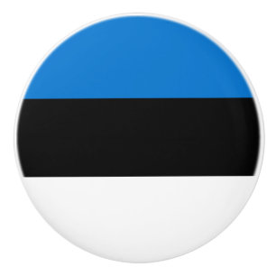 Estnische Flagge Keramikknauf