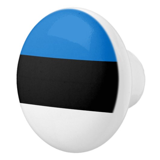 Estnische Flagge Keramikknauf (Rechts)