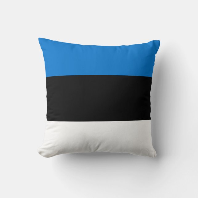 Estnische Flagge Kissen (Vorderseite)