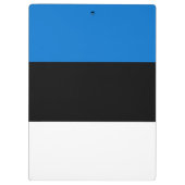 Estnische Flagge Klemmbrett (Rückseite)