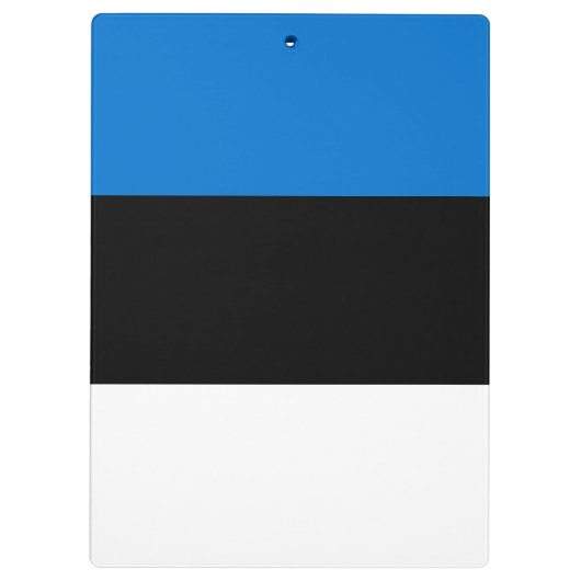 Estnische Flagge Klemmbrett (Rückseite)