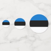 Estnische Flagge Konfetti (Rückseiten)