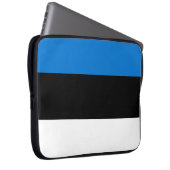 Estnische Flagge Laptopschutzhülle (Vorne Rechts)